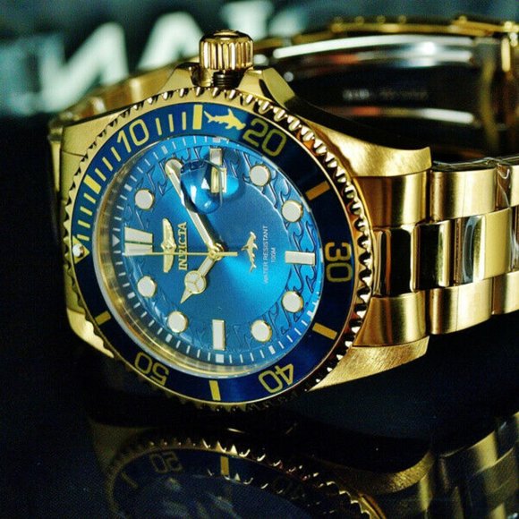 Hammerhead Professional 18k Plated 100M Watch - Picture 5 of 7